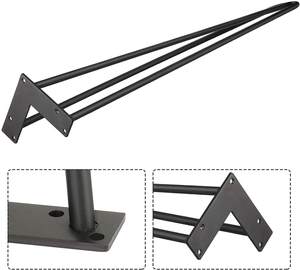 सस्ते काले धातु स्टील फर्नीचर पैरों के लिए 2-3 हेयरपिन रॉड के लिए लिविंग रूम के बेडरूम अपार्टमेंट के लिए 2-3 हेयरपिन रॉड - Product Image 4