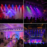 Projecteur LED mobile 19x30W RGBW 4-en-1 avec zoom 4,5-45 degrés, DMX512, RDM, effet Bee-Eye pour éclairage de scène DJ, club, événement