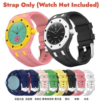 Correa de Reloj de Silicona, Brazalete Deportivo con Diseño de Bucle, Ancho de Correa de 41 mm, 8 Colores, Compatible con Relojes Royal Pop Strap AP X