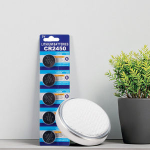 Прямая поставка с завода, Высококачественная батарея Zhuang Yue CR2450 3 В, литиевая батарея для электронных весов, 3 г, термоусадочная упаковка - Product Image 1