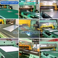 Ligne de production automatique de coupe à longueur de bobines d'aluminium avec empilage, ligne de production de coupe à longueur en acier inoxydable