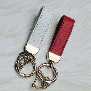 Hot Car Keychain Universal Pu Leather Keychains Durable Gift Metal <b>Key</b> <b>Chain</b> Holder Keyrings Men Women <b>Key</b> <b>Chains</b> - Product Image 5