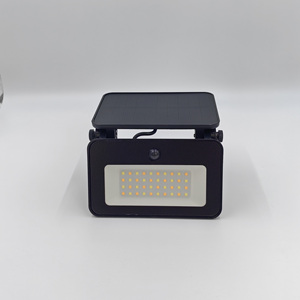 Bề mặt LED có thể sạc lại pin IP65 ngoài trời không thấm nước CCT điều khiển năng lượng mặt trời bảng điều khiển gấp <span class=keywords><strong>PIR</strong></span> cảm biến khẩn cấp năng lượng mặt trời đèn tường - Product Image 1