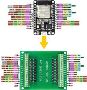 Carte de développement Aismartlink ESP32 DevKitC <span class=keywords><strong>V1</strong></span>, mode double 2,4 GHz, double cœur 240 MHz, série USB pour applications domotiques - Product Image 2