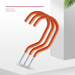 4-Pack Heavy Duty Bike Hook <span class=keywords><strong>Garage</strong></span> Ceiling Wall Mount Bicycle Storage No Drill Large Ceiling Hooks Rubber Coated Hanging Plant - Product Image 4