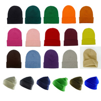 Bonnets tricotés chauds d'hiver couleur unie avec logo personnalisé, casquette d'extérieur, bonnet épais orange Texas, bonnet vierge, marque d'équipe, Gorros OEM