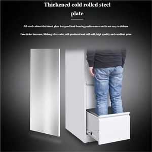 Newly Modern Metal Steel-filled Vertical 5-<b>drawer</b> Filing Cabinet Adjustable for Office <b>Workshop</b> Home Office Hospital Storage - Product Image 3