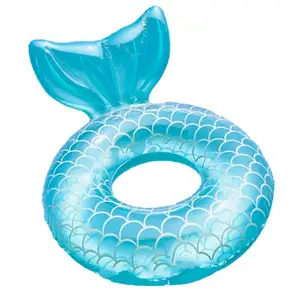 Grosir kolam renang putri duyung floaty cincin air pelampung kolam renang tiup putri duyung pesta musim panas untuk dewasa anak-anak