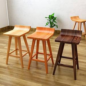 Ensemble table et chaises <span class=keywords><strong>de</strong></span> salle à manger en bois massif nordique, <span class=keywords><strong>comptoir</strong></span> <span class=keywords><strong>de</strong></span> bar créatif, chaise <span class=keywords><strong>de</strong></span> réception, table basse, tabouret <span class=keywords><strong>de</strong></span> bar à domicile, tabouret <span class=keywords><strong>de</strong></span> salle à manger <span class=keywords><strong>de</strong></span> cuisine - Product Image 4