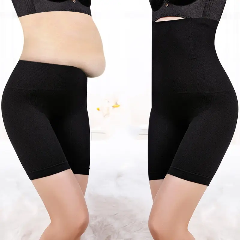 Plus-Größe Shapewear für Damen Baucht Kontrolle Shorts hohe Taille Höschen mittlere Dicke Körperformer Körperanzug Formbatter Dame