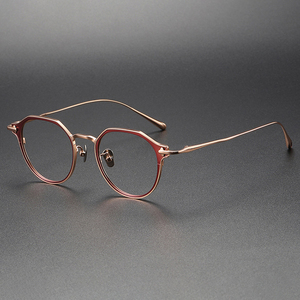 Bacchus 2023 Monture optique de style informatique en titane pur haute pureté, légère, de forme ovale, de bonne qualité, pour la lecture - Product Image 2