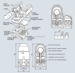 Вырезной предохранитель 60A 80A 100A 1P + N SPN TPN - Product Image 6