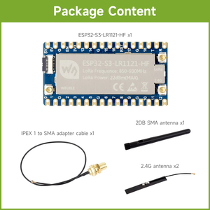 Carte de développement Waveshare ESP32-S3 LoRa intégrant une puce RF LR1121 de troisième génération, prend en charge la communication sans fil LoRa Sub-GHz/2.4GHz K573 - Product Image 6