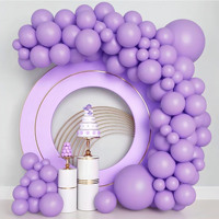Kit de ballons en latex standard pour thème de fête, anniversaire, baby shower, décoration intérieure