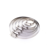 Colliers de serrage pour tuyaux en acier inoxydable, pinces à collier de serrage, vis de serrage pour collier de serrage de moto
