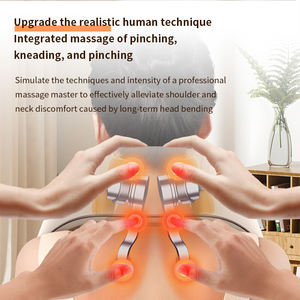 Mini Cinturón Masajeador Inalámbrico con Calor Eléctrico, Masajeador Shiatsu de Tejido Profundo para Cuello y Hombros, Alivio del Dolor Muscular - Product Image 2