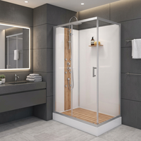 Cabine de douche intelligente à commande vocale, douche numérique connectée pour salle de bain connectée