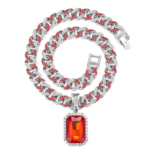 Cadena y Colgante de Oro de 18k Chapado en Oro Amarillo Italiano para Hombre, Estilo Hiphop, con Incrustaciones de Diamantes, Diseño de León - Product Image 5