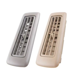 Grille de ventilation de climatisation 63601-48011 beige gris rectangulaire à actionnement manuel en plastique ABS pour véhicules Highlander - Product Image 1