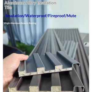 Panneau sandwich en aluminium et PU, panneau d'<span class=keywords><strong>isolation</strong></span> extérieur écologique pour bâtiments industriels, pour chambre froide et maison préfabriquée - Product Image 2