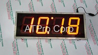 Panel Monitor Industri Modern Hemat Biaya Profesional Presisi Tinggi Layar LED Besar Pengingat Waktu Plastik