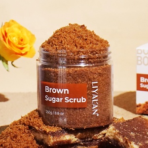 Gommage corporel hydratant <span class=keywords><strong>et</strong></span> exfoliant au sucre brun naturel <span class=keywords><strong>et</strong></span> à l'huile d'amande douce, marque privée - Product Image 1