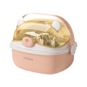 Kafe Bear Baby Bottle Storage Box Large Desktop Plastic Dustproof With Lid For 0-12 Months - Product Image 5