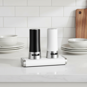 Nuovi arrivi gadget <span class=keywords><strong>da</strong></span> <span class=keywords><strong>cucina</strong></span> più venduti nuovo Design 4 once di <span class=keywords><strong>sale</strong></span> e pepe Set di spezie con Base magnetica - Product Image 1