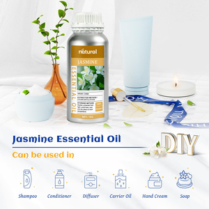 Aceite Esencial de Jazmín Absoluto Orgánico, Aceite de Jazmín Árabe 100% Puro y Natural, Aceite Esencial de Flor de Jazmín para el Cuidado de la Piel y Perfumes - Product Image 3