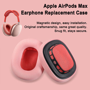 Vente en gros de coussinets d'écouteurs magnétiques de haute qualité pour <span class=keywords><strong>Airpods</strong></span> Max, housse de protection pour écouteurs, remplacement des coussinets d'oreille, accessoire - Product Image 4