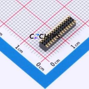 MLE-115-01-G-DV Pin Socket SMD,P=1mm Connector ( Pitch: 1mm )( Row Spacing: 1mm )( Round Hole / Square Hole: Square Hole ) - Product Image 2