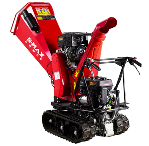 15HP cingolato tipo di legno cippatrice trituratore cingolato <span class=keywords><strong>a</strong></span> benzina Mobile agricoltura tricher cippatrice 5 pollici Commerical legno frantoio - Product Image 2