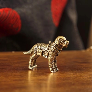 1 pièce Figurine de chien <span class=keywords><strong>Labrador</strong></span> Retriever rétro en laiton, ornement animalier, décoration de bureau, vente chaude - Product Image 4
