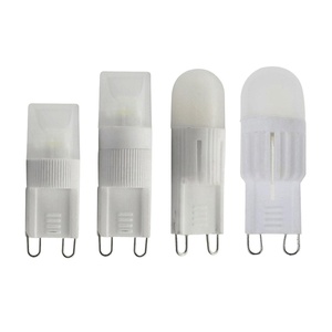 Cơ sở <span class=keywords><strong>G9</strong></span> dẫn bóng đèn <span class=keywords><strong>2W</strong></span> 3W hộ gia đình tiết kiệm năng lượng đèn gốm Dimmable bóng đèn AC220V 3000K 6000K ấm có thể Trắng SMD2835 360 độ - Product Image 1