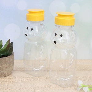 Honey PET Plastic <strong>Bear</strong> Squeeze <strong>Bottle</strong>,food Grade 300ml PET Plastic Squeeze Honey <strong>Bear</strong> <strong>Bottles</strong> with Screw - Product Image 3