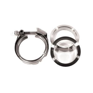 Morsetto di scarico a V e gruppo flangia in acciaio inossidabile 304 per ricambi auto - Product Image 3