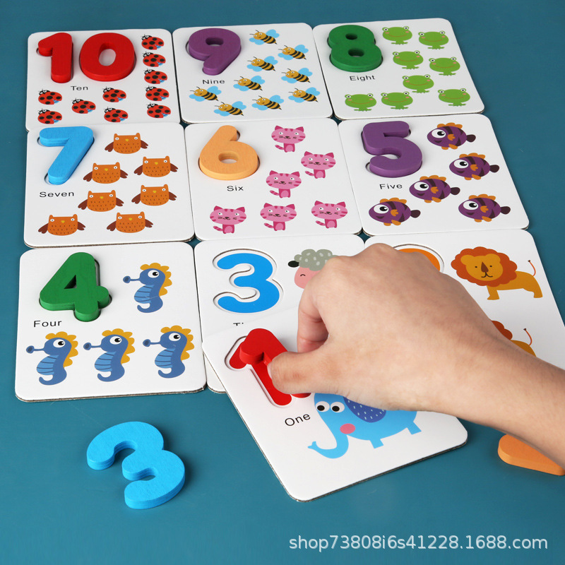 Preschool English and maths activity set