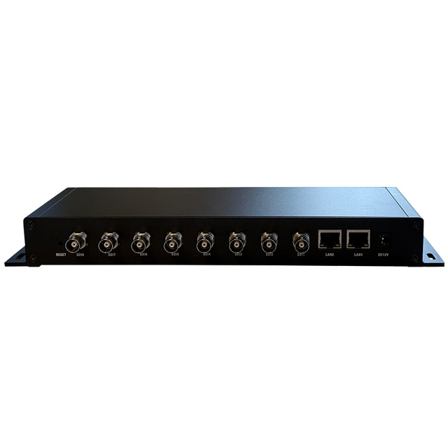 Digital 8 Channel SDI to IP Video H.265 Encoder for Facebook youtube Live Streaming