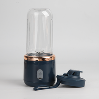 Mixeur portable rechargeable USB haut de gamme avec 6 lames en acier inoxydable, idéal pour les smoothies, pour les voyages, la maison et le bureau
