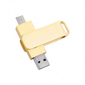 Nueva Memoria USB 2.0 Tipo-C 2 en 1 de Metal, 16GB-128GB, con 4 Años de Garantía - Product Image 2