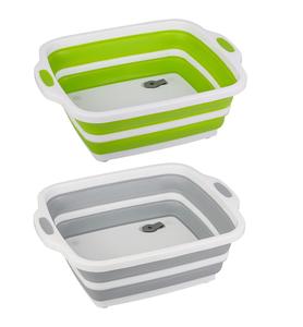8L Collapsible Tub with Clasp <b>Large</b> <b>BBQ</b> Prep Tub Camping Foldable Collapsible Chopping Blocks Cutting Board - Product Image 1