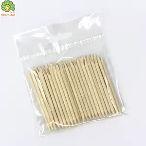 Spot bags of manicure sticks to remove dead skin, clean and unload, wooden sign points drill sticks nail