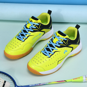 Vente en gros de chaussures de padel SEVEN Classic, dessus en cuir, doublure en mesh, semelle en caoutchouc SE-841 pour l'été et l'hiver, chaussures de badminton pour hommes - Product Image 1