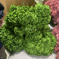 E-995 Groothandel Bruiloft Tafeldecoratie Bloemstukken Zijde Diep Groene Hortensia Bloemen