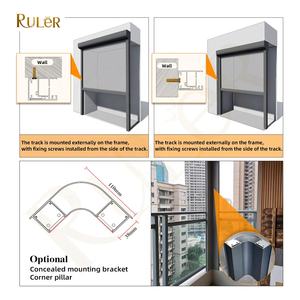 Rideau d'extérieur électrique coupe-vent avec fermeture éclair, stores motorisés pour patio, pare-soleil d'extérieur, store enrouleur - Product Image 3