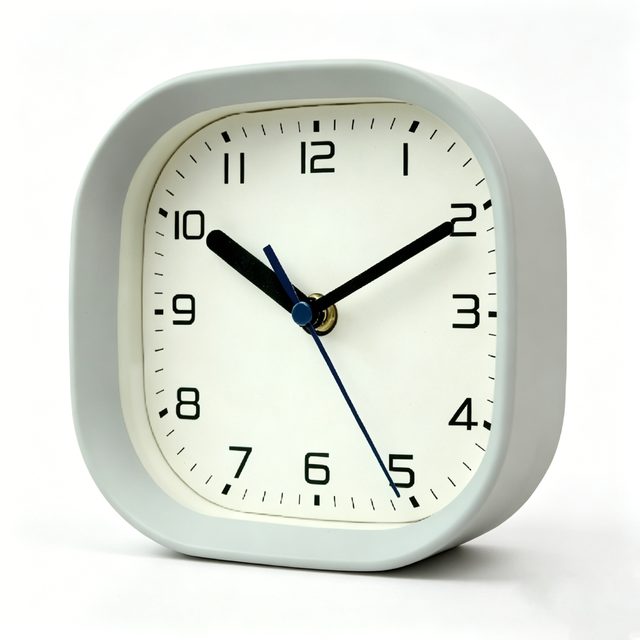 2026 New Designed Plastic Square Wall & Table Clock  With Nordic Classic Minimalist Design for Office Home Family Use