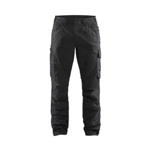 BLAKLADER - 143911419999C44 Service <b>trousers</b> denim <b>stretch</b> <b>Black</b> - EAN 7330509810071 WORK <b>TROUSERS</b> CARGO WORK <b>TROUSERS</b> - Product Image 1