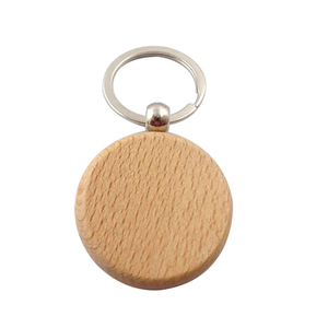 Portachiavi in legno con nome inciso stampato con Design personalizzato portachiavi in legno con Logo Laser - Product Image 2