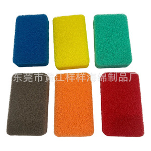 Silicone <b>Sponge</b> Pad Rectangle Extra Thick Kitchen Cleaning Dishcloth Colorful Non-Stick Oil Rich Bubbles - Product Image 4