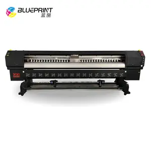 최고의 가격 청사진 Blueprit 3.2m/1.8m 에코 솔벤트 야외 프린터/해상도 1440 인치 당 점 함께 DX7/dx5 헤드 벽 프린터 기계
